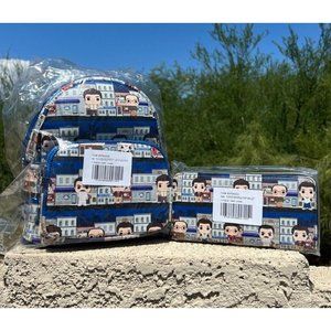 FUNKO Seinfeld POP City Mini Backpack & Seinfeld Print Wallet - NWT